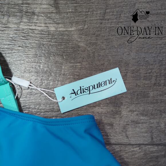 Adisputent Crop Bikini Swimsuit Size M - Picture 4 of 7
